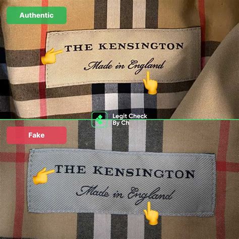 how to spot fake burberry dress|burberry trench authenticity check.